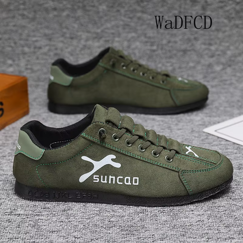 Sneaker décontracté hommes concepteur rétro chaussure de course mode microfibre cuir respirant plat conseil