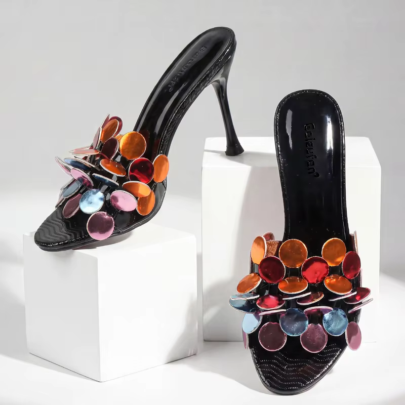 Sandales pour femmes 2026 – Nouveauté estivale personnalisée – Talons élégants et polyvalents pour banquets – Confortables et légères