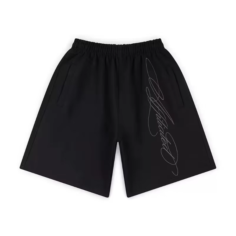 Shorts pour hommes Streetwear Rétro Américain Hip Hop Graffiti Lettres Ample Sport Jogging Été Décontracté Basketball
