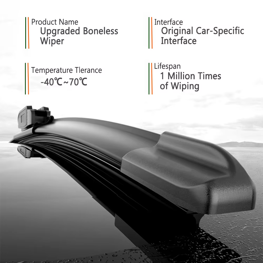 Jeu de balais d'essuie-glace avant et arrière silencieux, noir, pour Renault Austral HHN 2022-2025 Accessoires d'essuie-glace de pare-brise automatique