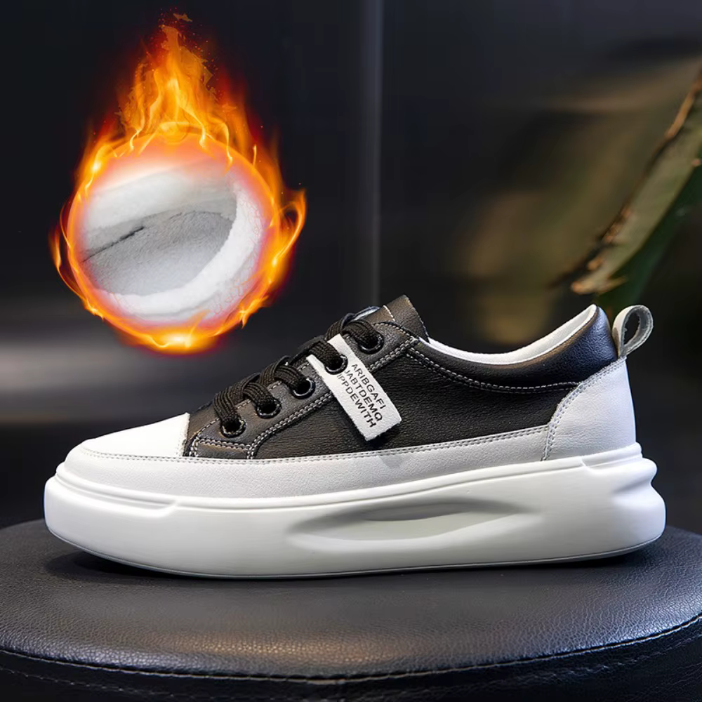 Baskets en cuir pour femme