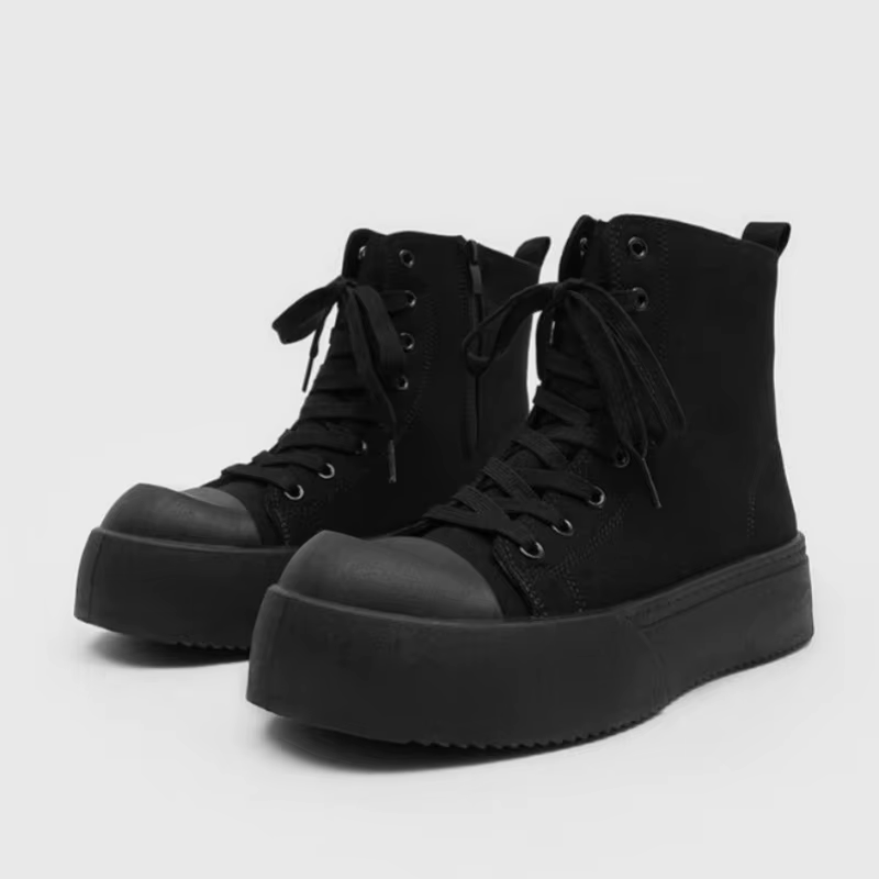 Baskets montantes noires pour hommes