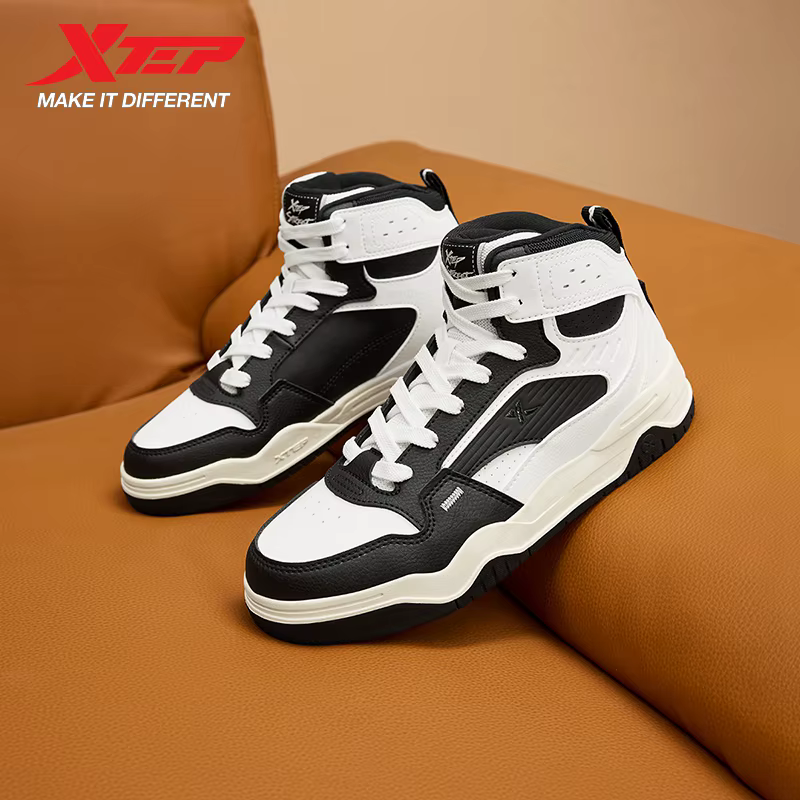 Xtep décontracté chaussures pour hommes Style de rue respirant mode Absorption des chocs durabilité coussin loisirs extérieur Sneaker 875319310001