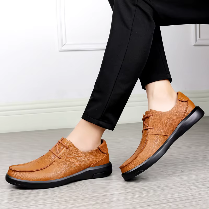 Chaussures en cuir décontractées pour hommes