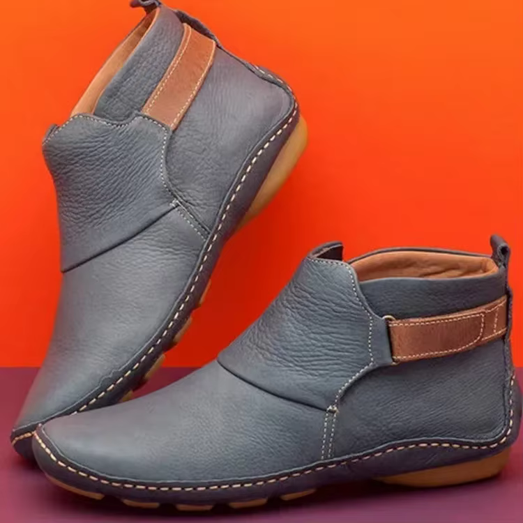Bottes de neige courtes vintage pour femmes