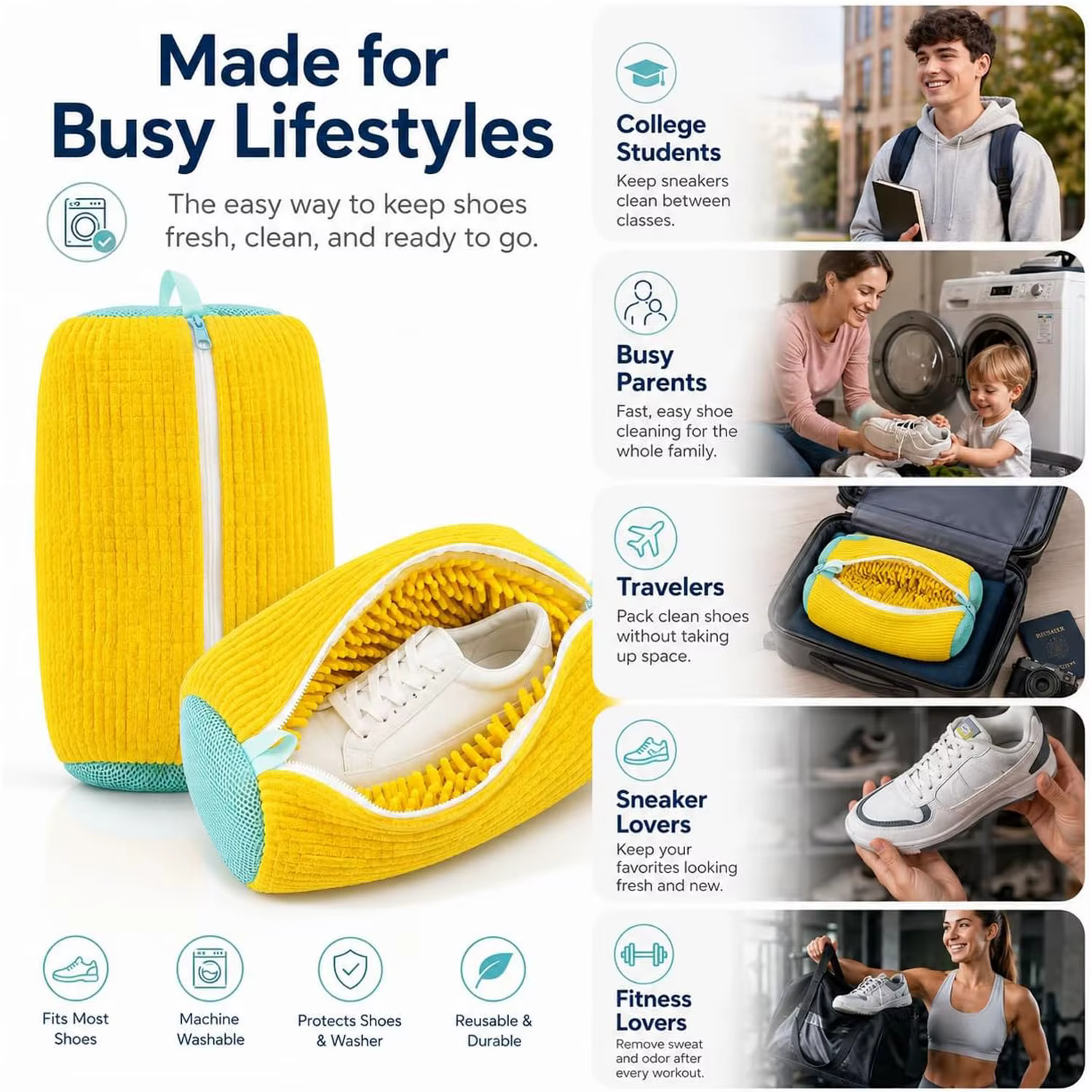 Sac de lavage pour chaussures