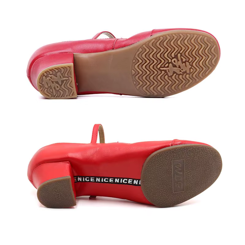 Chaussures de danse à talons bas pour femmes