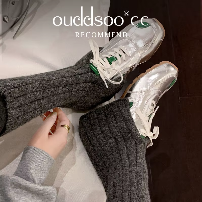 Ods chaussures femmes baskets été 2025 Tennis femme nouveau entraîneur décontracté rétro loisirs en cuir véritable