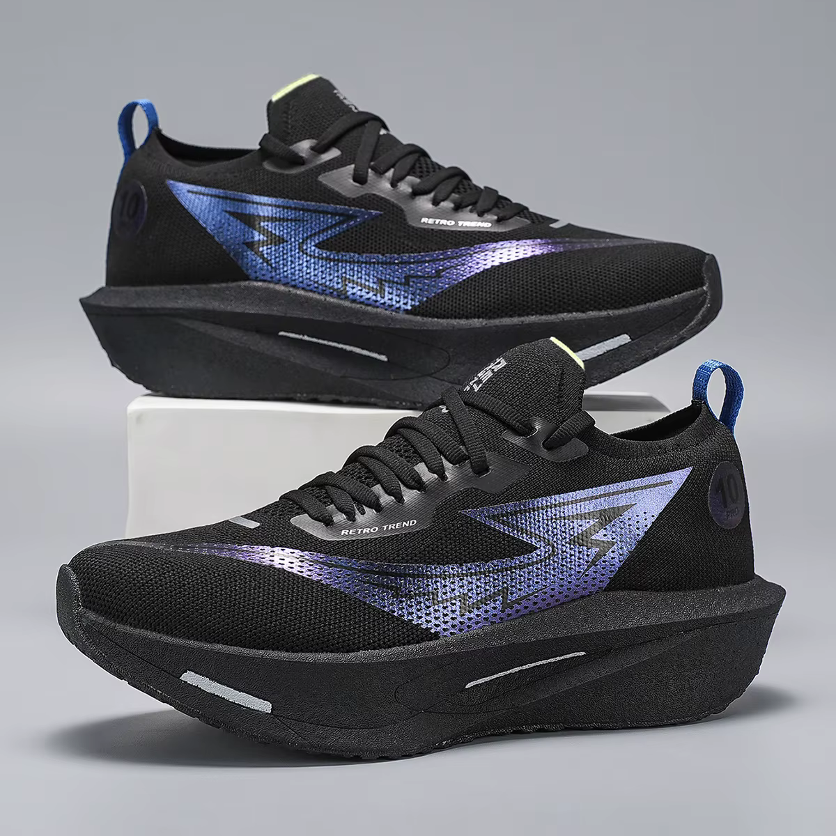 Chaussures de course Marathon avec plaque en carbone