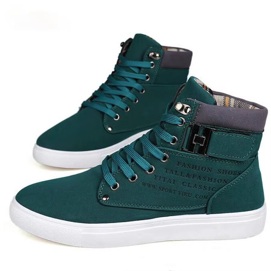 Nouveauté hommes chaussures hautes décontractées printemps/automne baskets