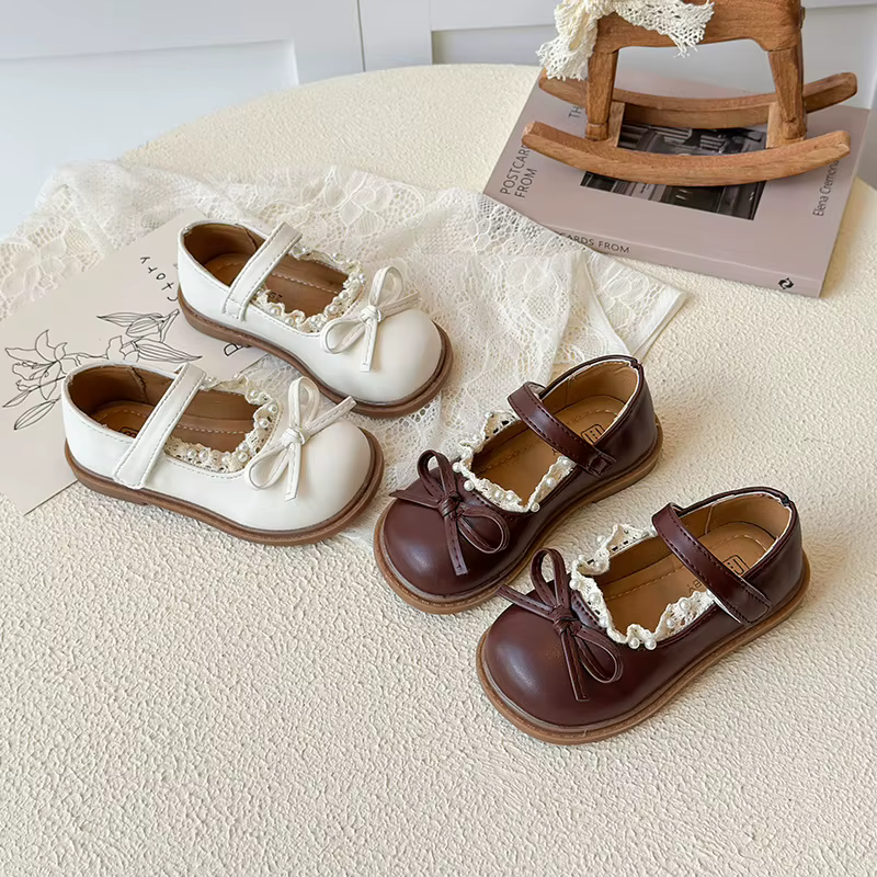 2025 printemps automne nouveaux enfants chaussures décontractées pour les filles mode Style coréen semelle souple