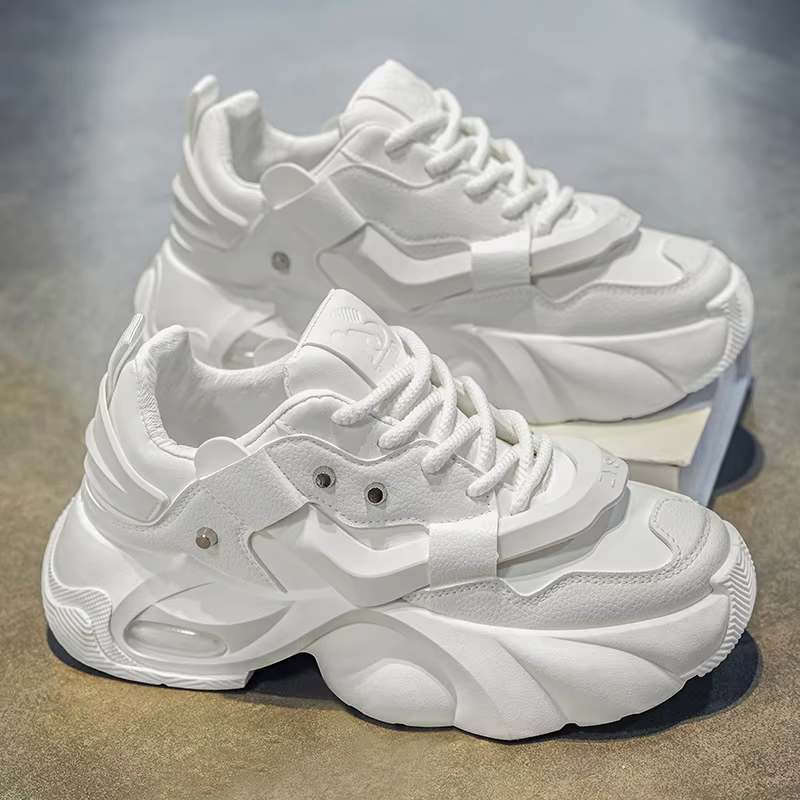Chaussures Homme – Baskets Montantes en Cuir de Haute Qualité