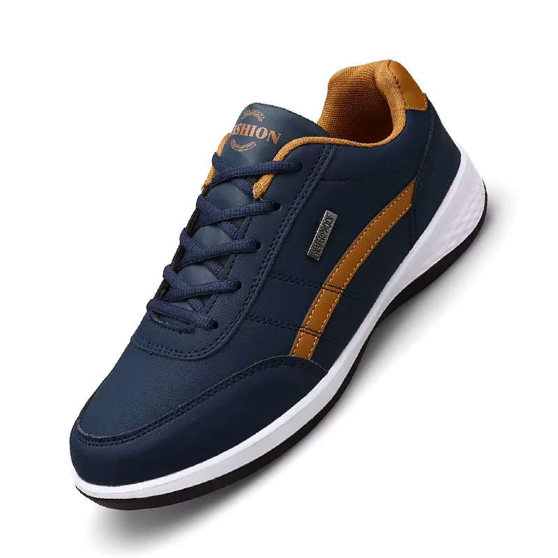 Baskets en cuir pour hommes