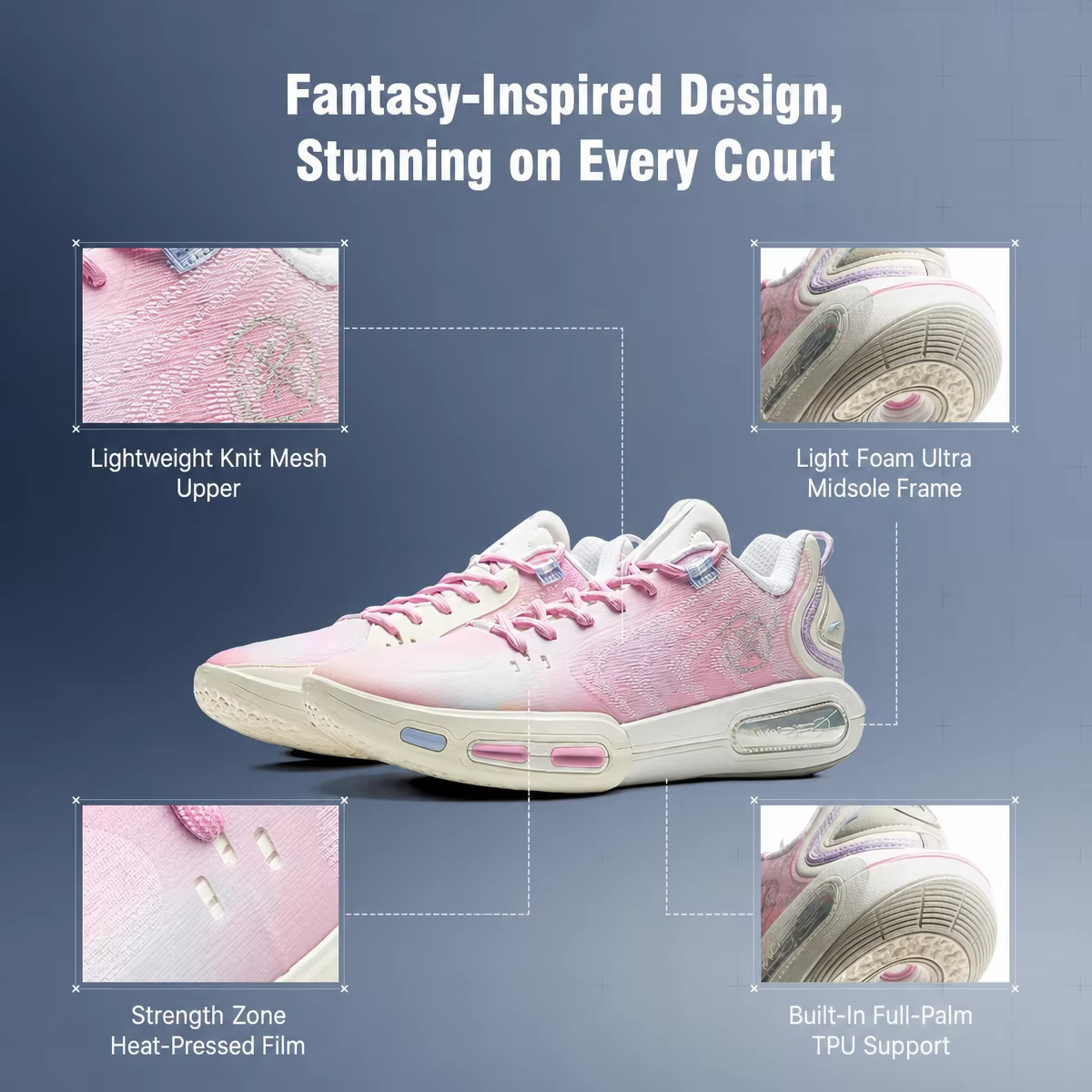 Li-Ning WADE SHADOW 7 – chaussures de basket-ball pour hommes