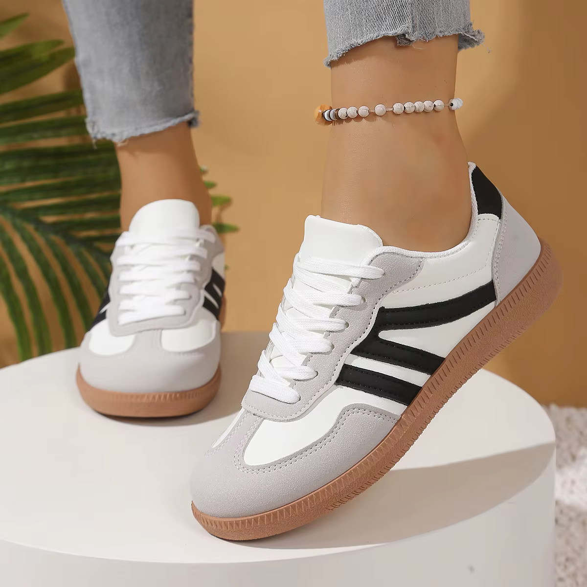 Chaussures d'entraînement allemandes pour femmes 2026 – Nouvelles baskets en cuir véritable