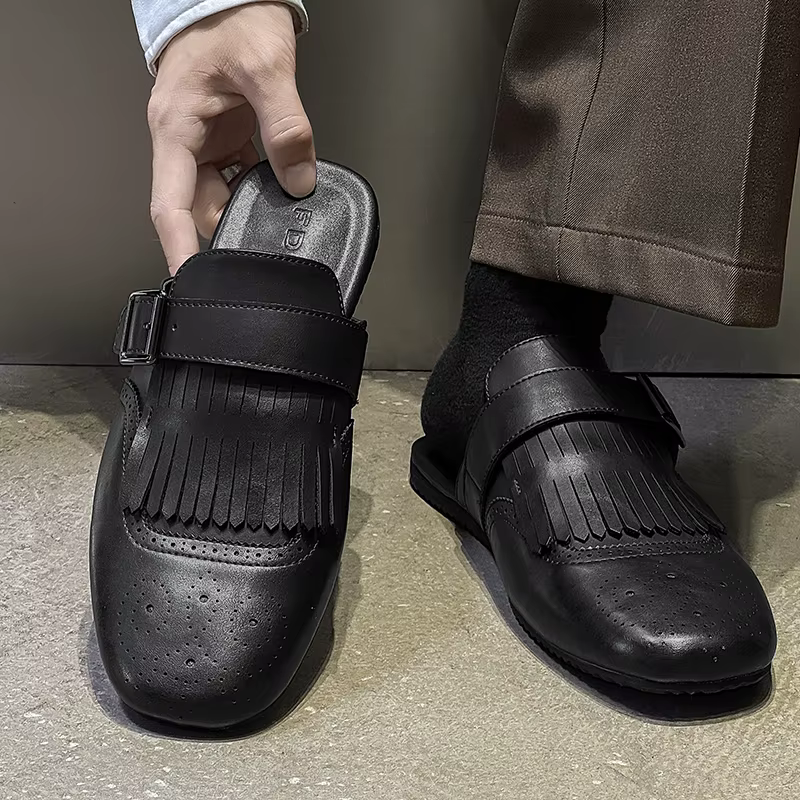 Mules à pampilles pour hommes