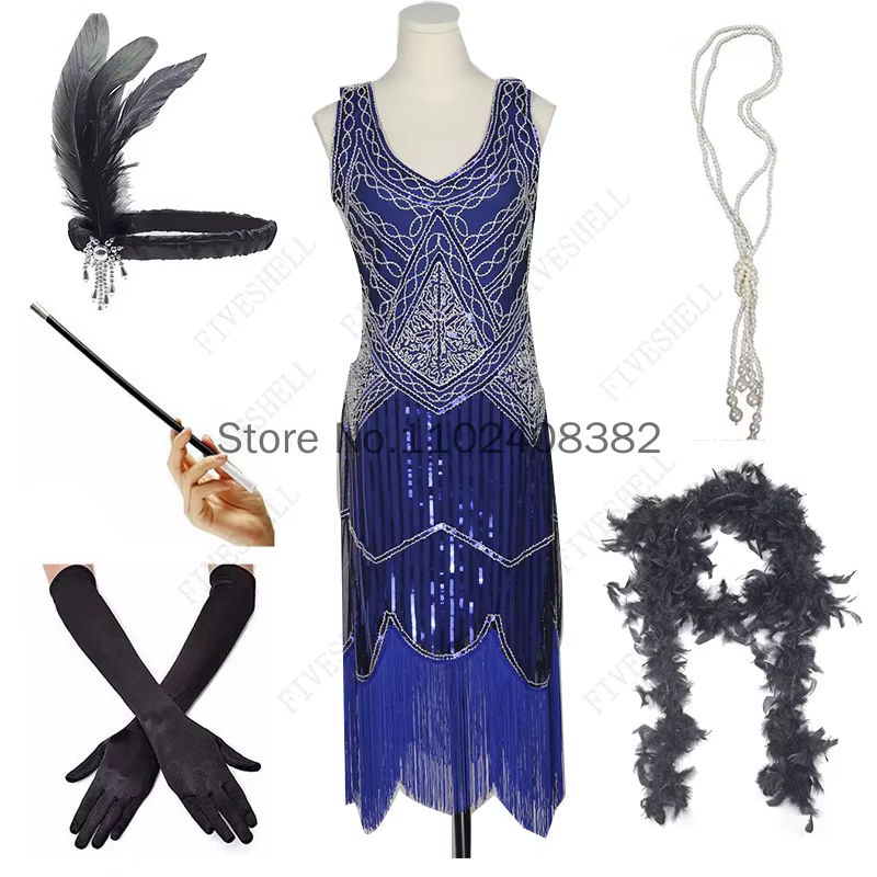 Robe évasée à paillettes vintage pour femmes, robe à franges complètes, inspiré de la décoration, années 20 rugissantes, grande robe de testostérone, robe sby, éducatif, années 1920