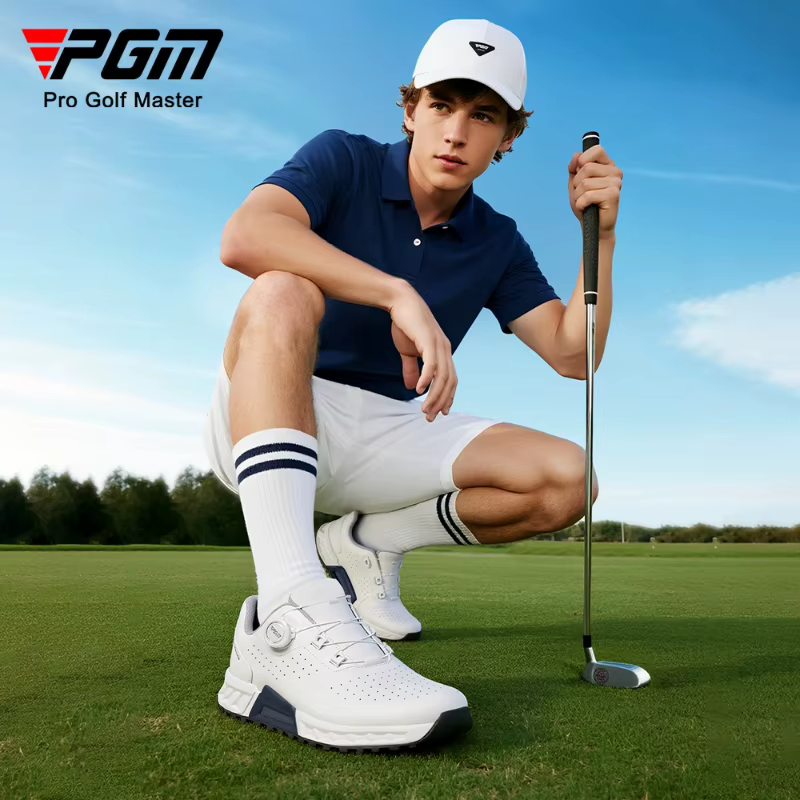 PGM chaussures de Golf hommes été respirant amorti rebond bouton lacets Sports de plein air baskets XZ428