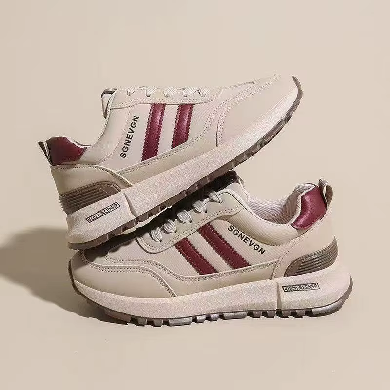 Baskets Femme 2026 – Nouvelles Chaussures Vulcanisées Tendance à Semelle Épaisse pour Femmes
