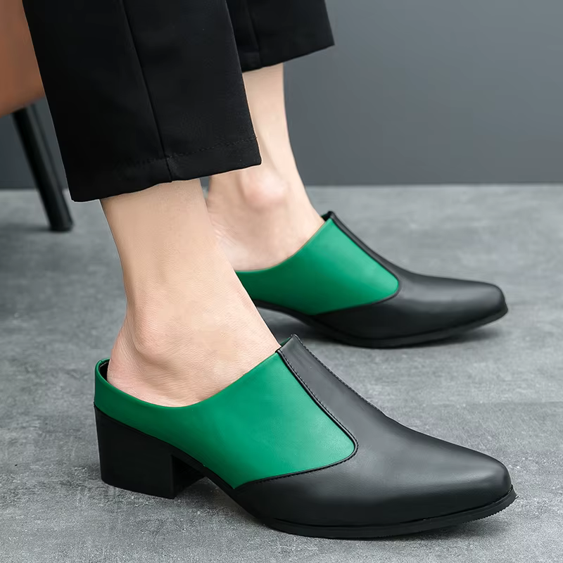 Chaussures de travail d'affaires pointues pour hommes