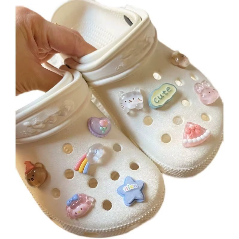 Ensemble de breloques de chaussures en cristal
