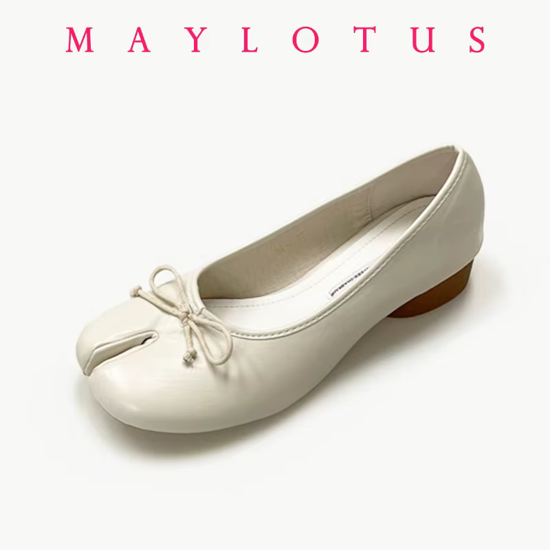 Tabi chaussures Ballet Falts ballerine en cuir