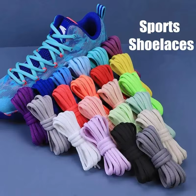 Lacets de chaussures ovales de basket-ball