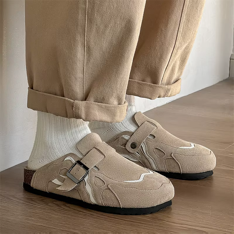 Chaussures de loisirs confortables pour hommes Boken Baotou quatre saisons nouvelles