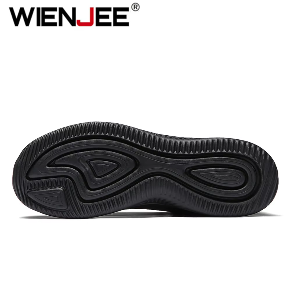 Hommes course marche tricot chaussure espadrilles décontractées respirant sport