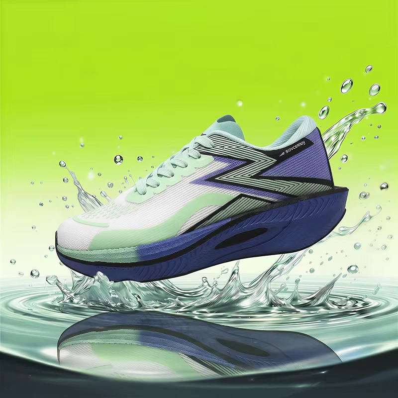Chaussures de course avec plaque en carbone