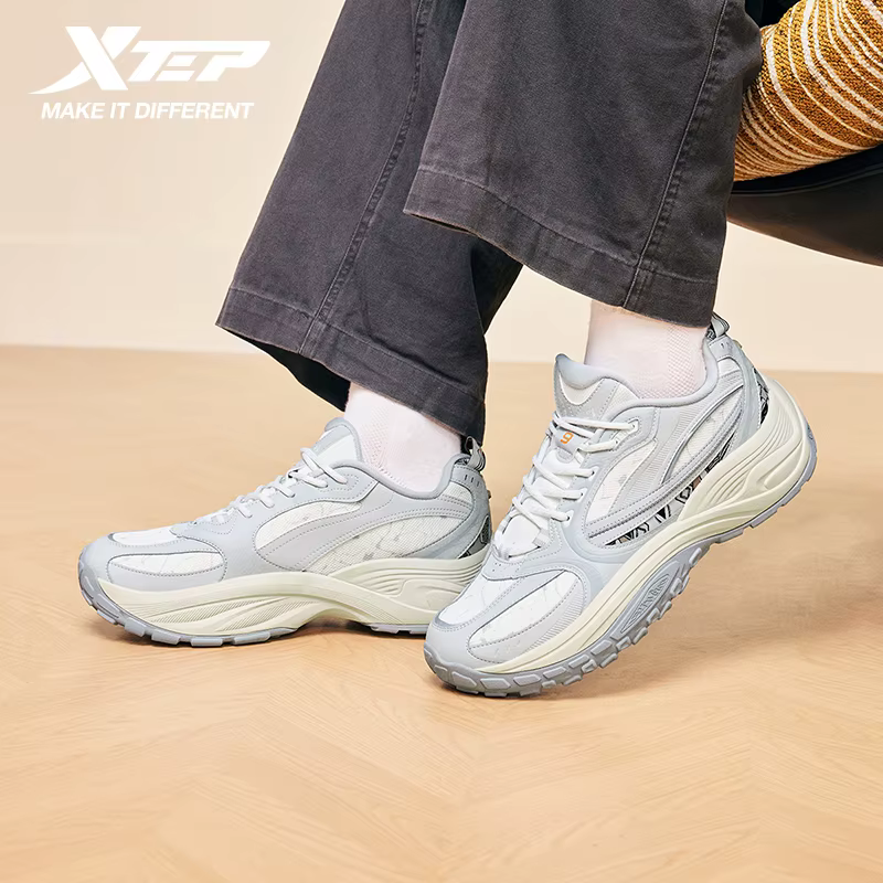 Xtep Shanhai Shoes For Men Rebound Support Shock Absorption Walking