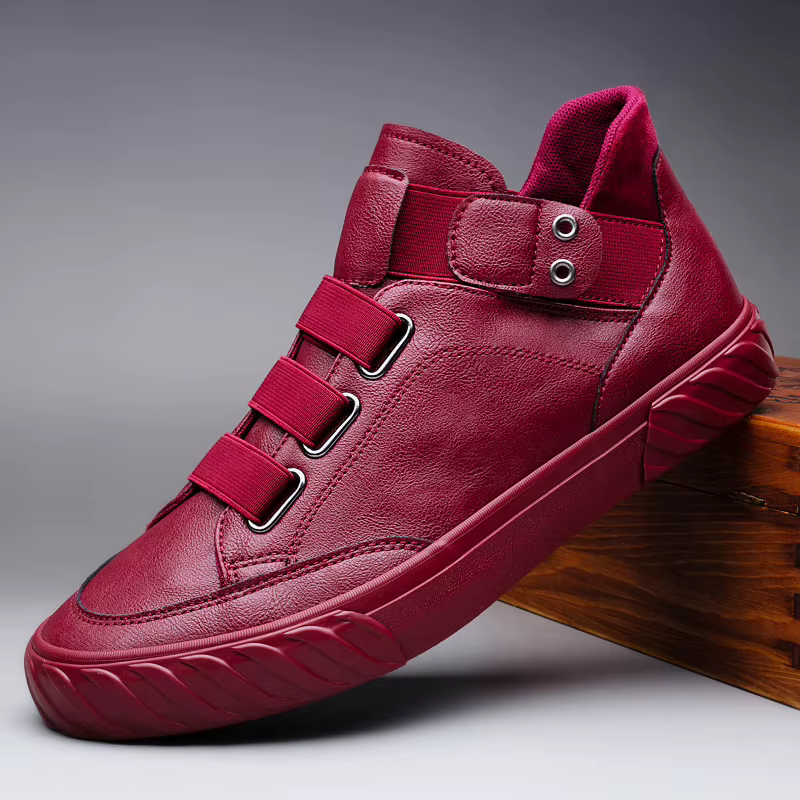 Mocassins vulcanisés noirs pour hommes