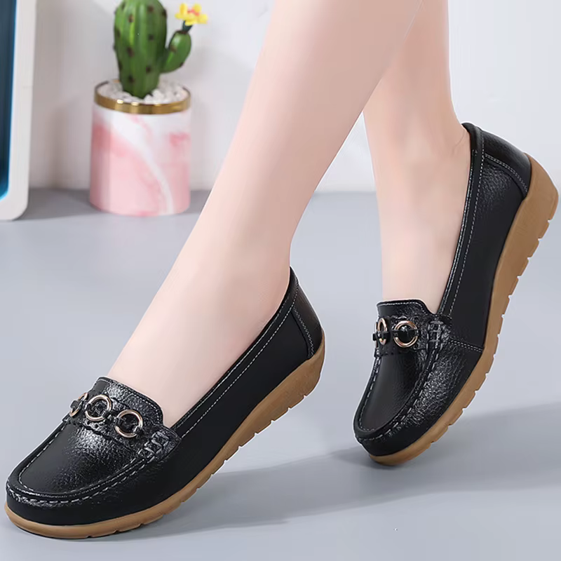 Femme chaussures doux talons bas