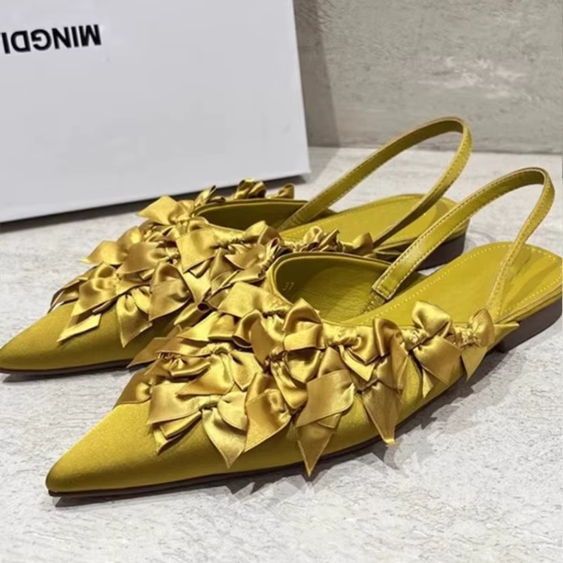 Mode française femmes chaussure été nouveau pointu