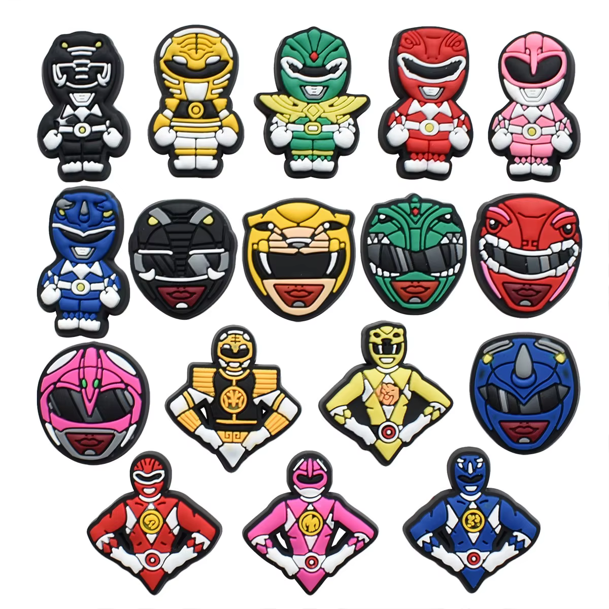 Breloques de chaussures pour casque de guerriers Cool