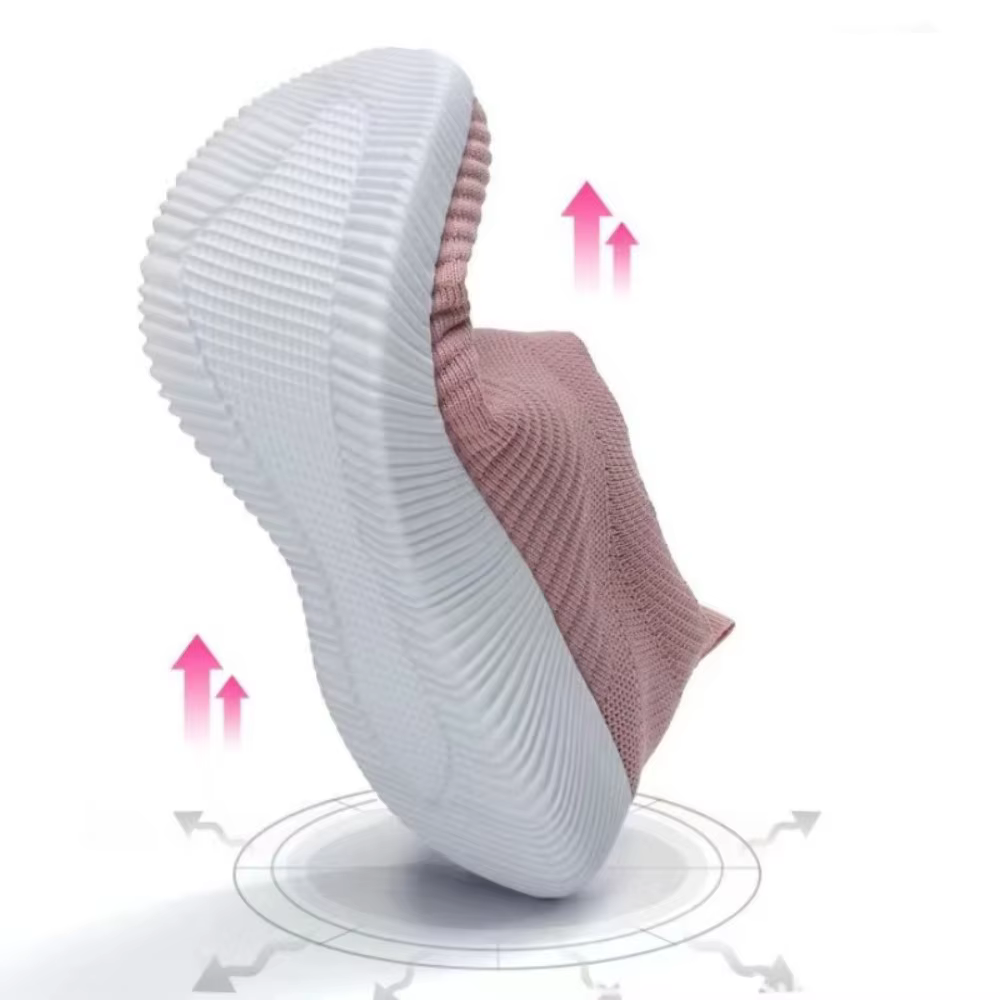 EOFK – mocassins respirants en maille pour femmes