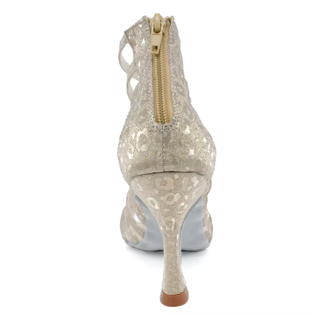 Chaussures de danse latine à paillettes pour femmes