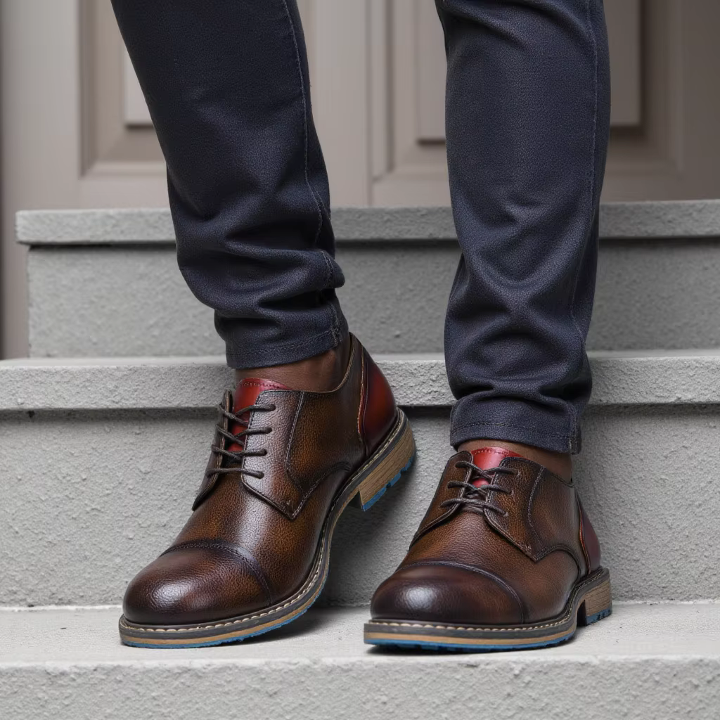 Chaussures Derby rétro pour hommes