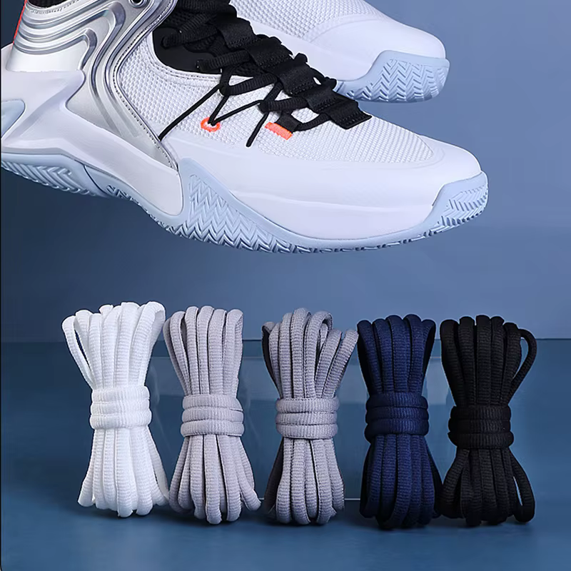 Lacets de chaussures demi-ronds pour baskets de basketball