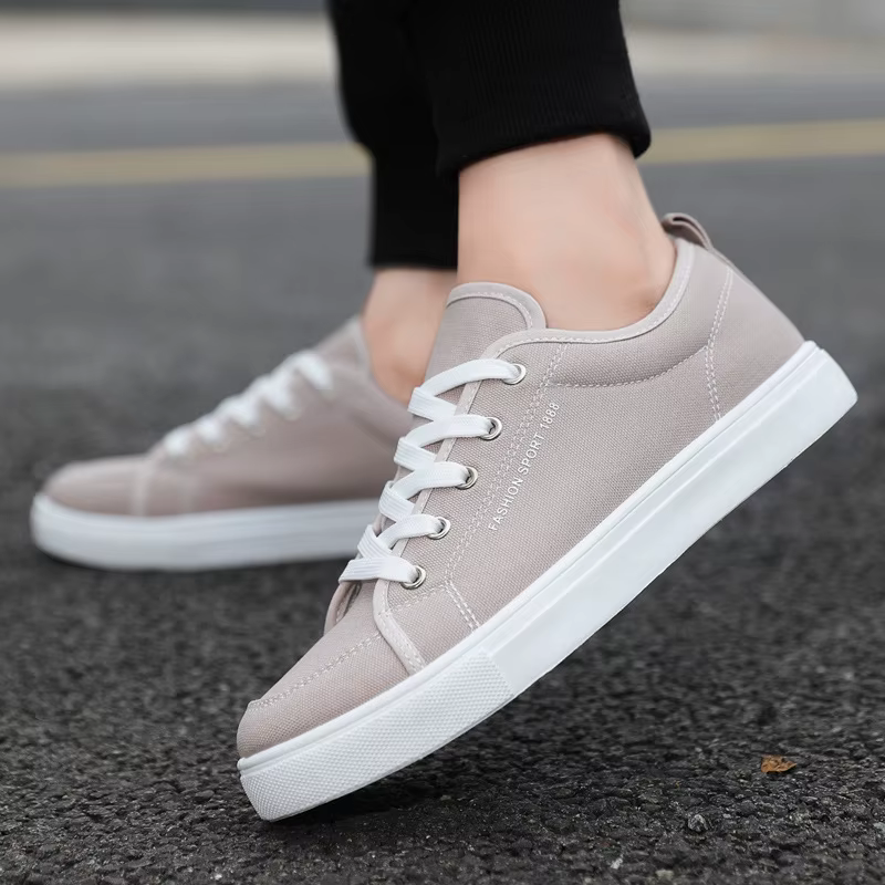 Chaussures en toile décontractées bleues pour hommes