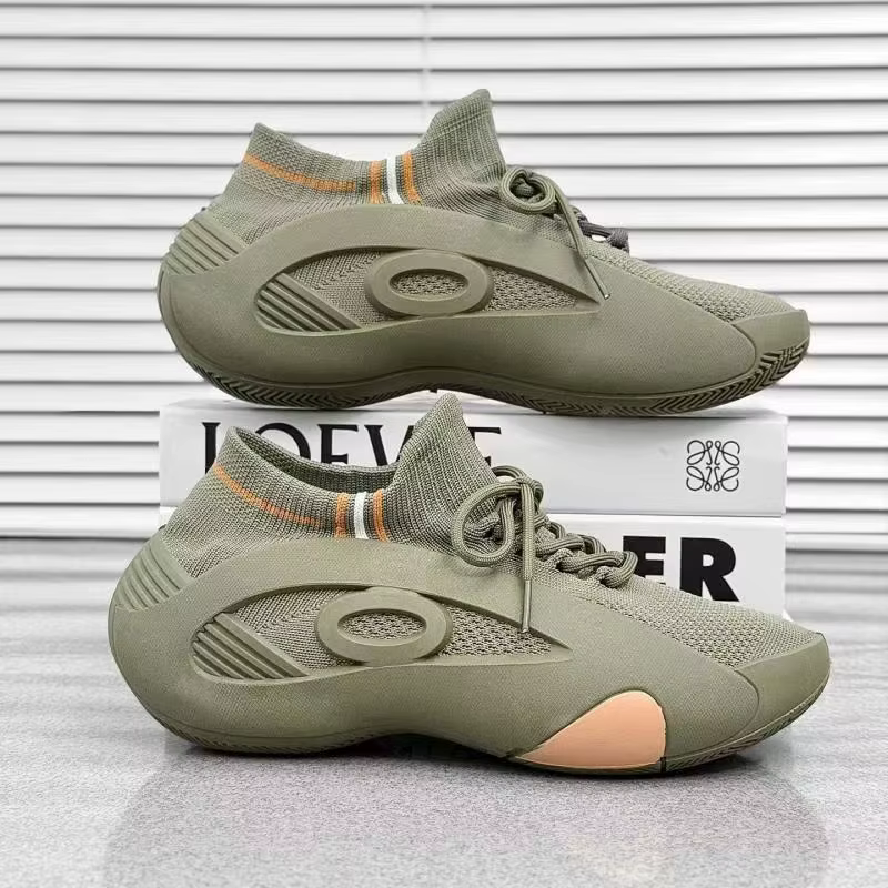 Chaussures de sport respirantes en maille pour hommes
