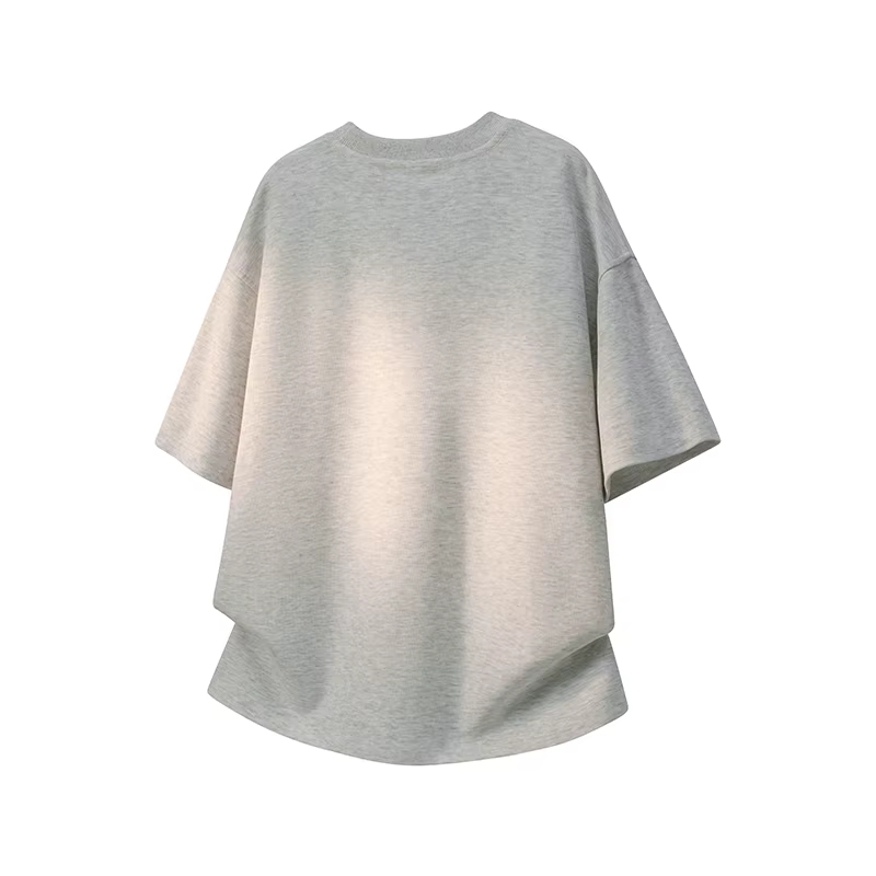 T-shirt pour homme style gothique punk avec broderie étoile, imprimé gothique, coupe ample, streetwear décontracté, haut pour homme, haut pour couple