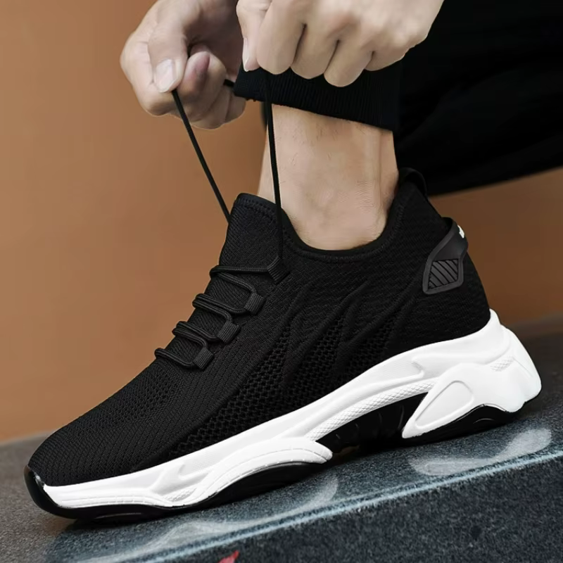 Chaussures pour hommes 10cm hauteur augmenter baskets en plein air