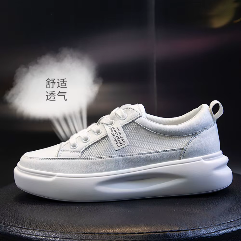 Baskets en cuir pour femme