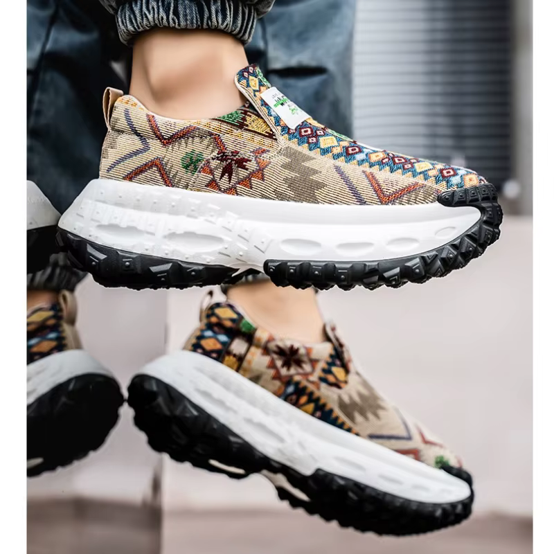 Baskets à plateforme de mode pour hommes