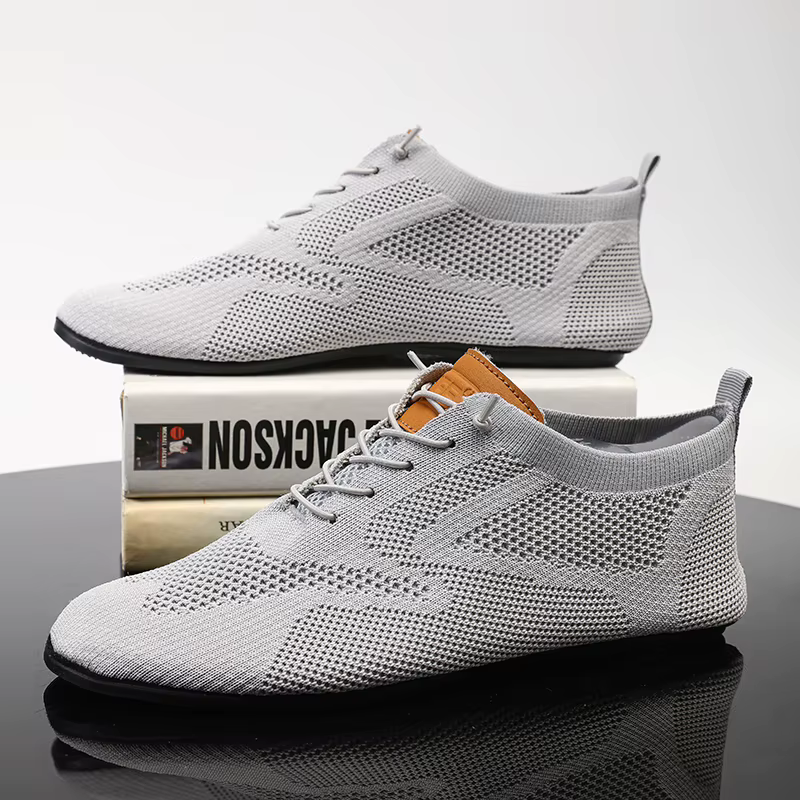 Chaussures Plates en Maille pour Homme