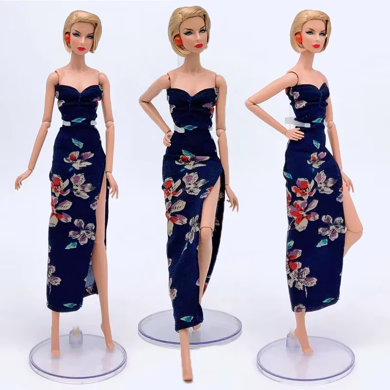 Accessoires de poupées BJD 1/6 pour vêtements Barbie, tenues, robe en dentelle florale, chemise, jupe, robe de soirée princesse, accessoires de poupées de 11.5 pouces