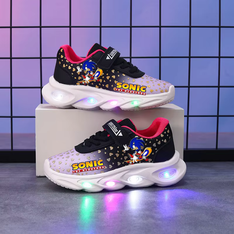 Baskets lumineuses Sonic : Nouvelles baskets LED pour étudiants