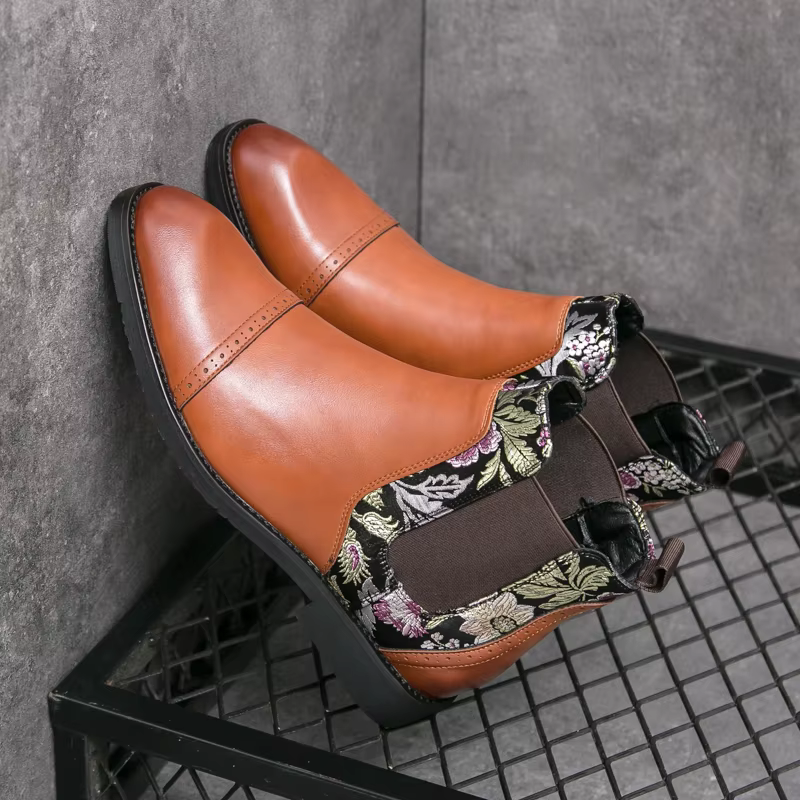 StephanBoots-Chaussures de travail brodées pour hommes
