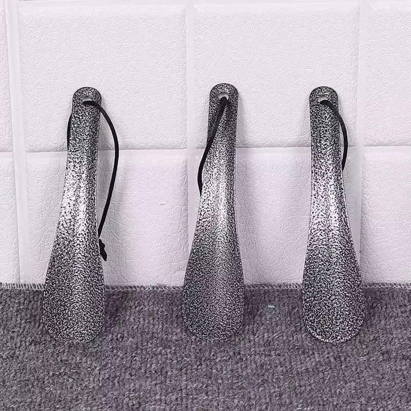 Chausse-pied en acier inoxydable 19cm | Aide à chaussures portable en métal pour hommes et femmes | Essentiel à enfiler